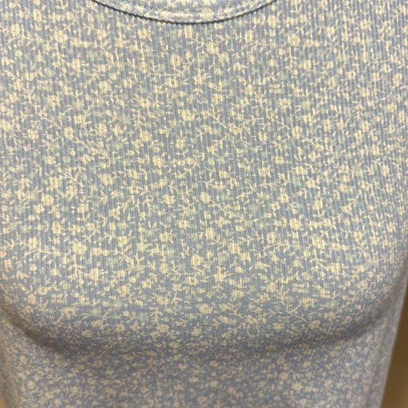 Blue & White Floral Shirt - Picture 3 of 3